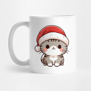 Cute Christmas Cat Santa Mug